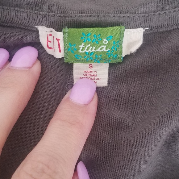 Anthropologie Braid asymmetrical cardigan sweater - Picture 15 of 16